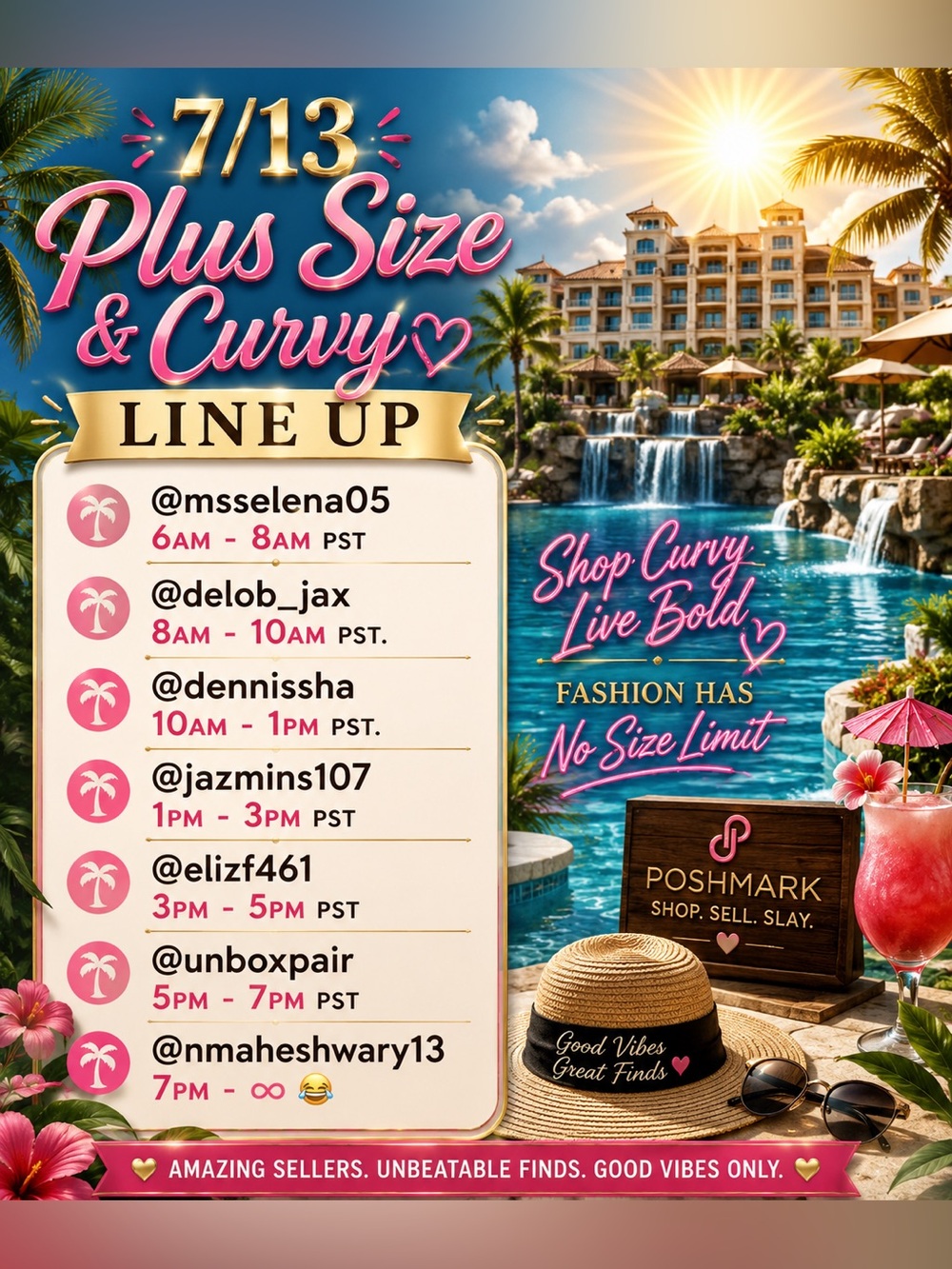 Plus Size & Curvy Share Show 🚂 Sign in Flyer 3 hours Slots Available ❤️